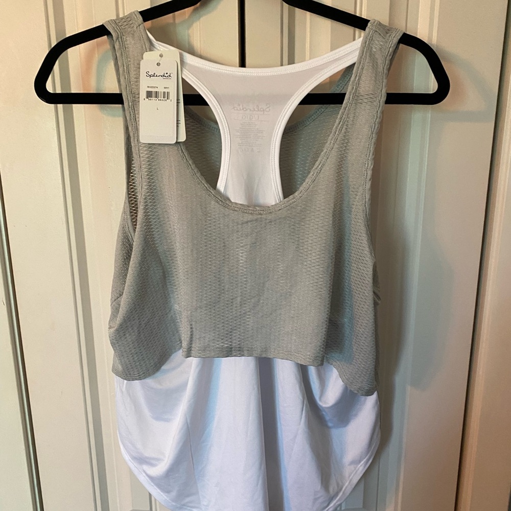 NWT Splendid workout top. Cool, breathable.